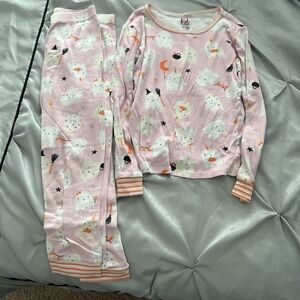 Pink Halloween Girls Pajamas